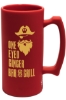 Silipint® Beer Stein - 28 oz. - Classic red